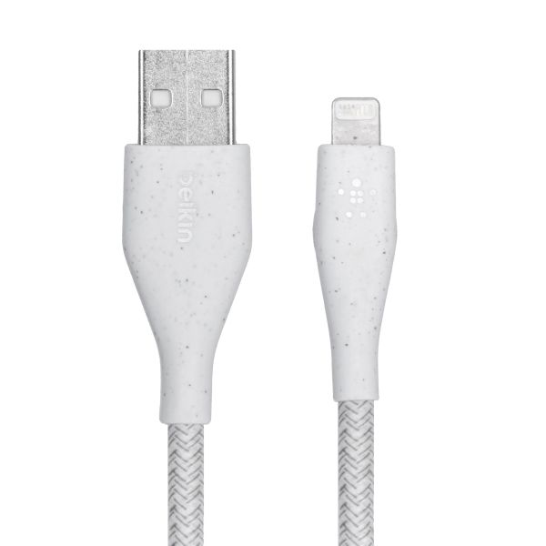 Belkin DuraTek Plus Lightning Naar USB Kabel 3 Meter Wit