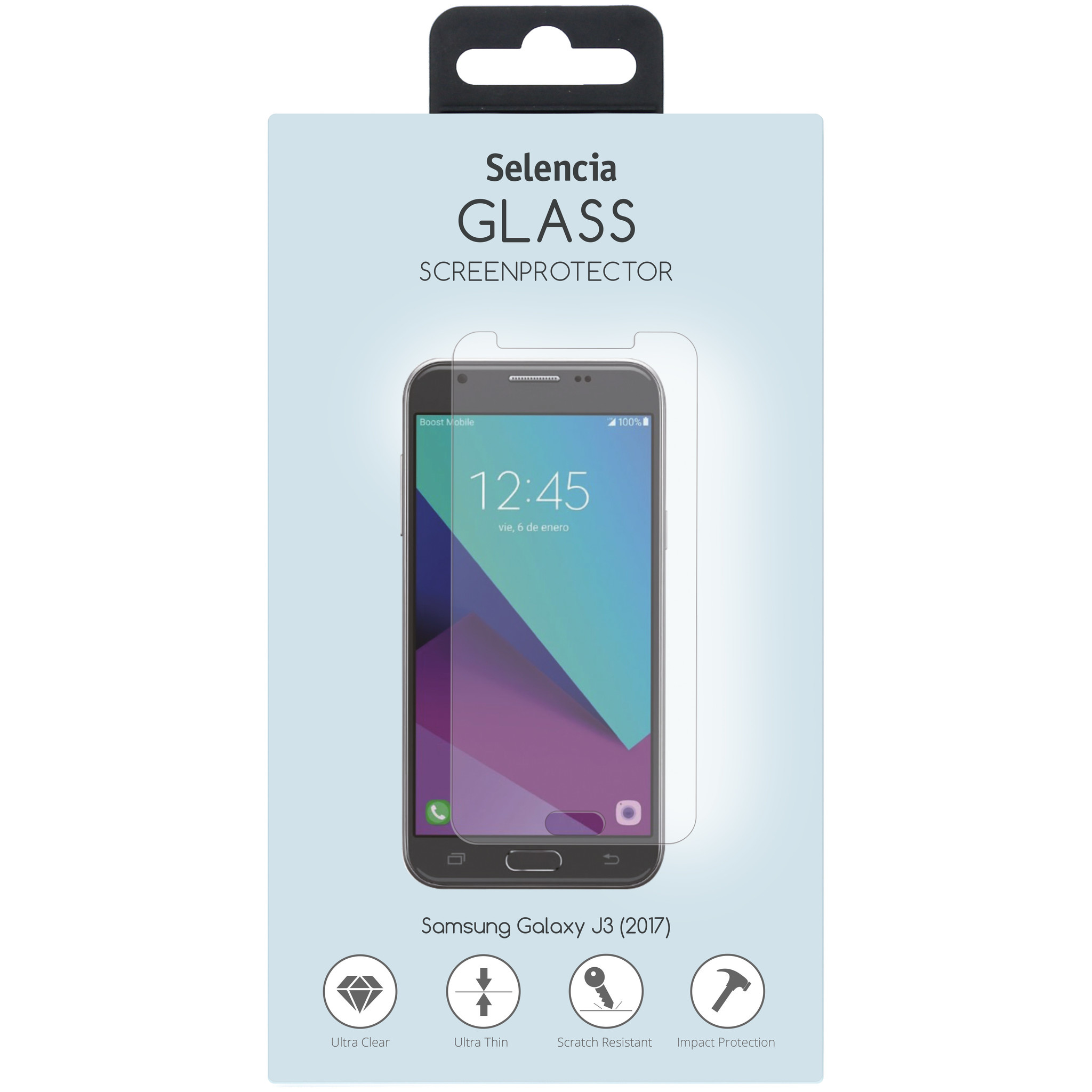 Selencia Gehard glas screenprotector voor de Samsung