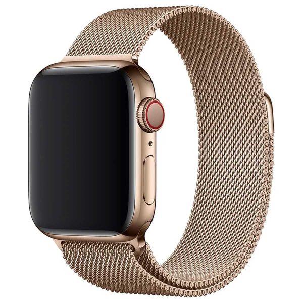 Apple Milanese Loop Band Apple Watch Series 1-9 / SE - 38/40/41 mm - Goud