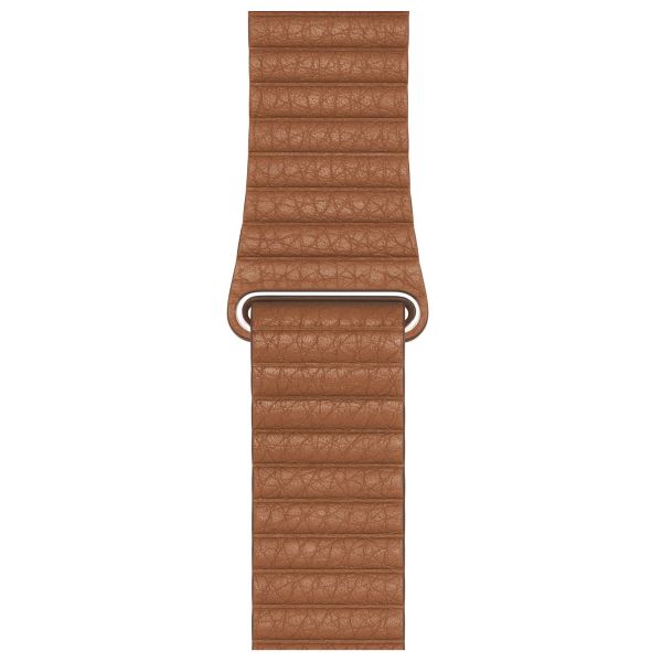 Apple Leather Loop L Apple Watch Series 1-10 / SE / Ultra (2) - 42/44/45/46/49 mm - Saddle Brown