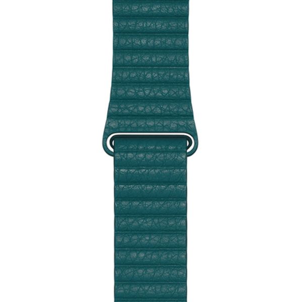 Apple Leather Loop M Apple Watch Series 1-9 / SE / Ultra (2) - 42/44/45/49 mm - Groen