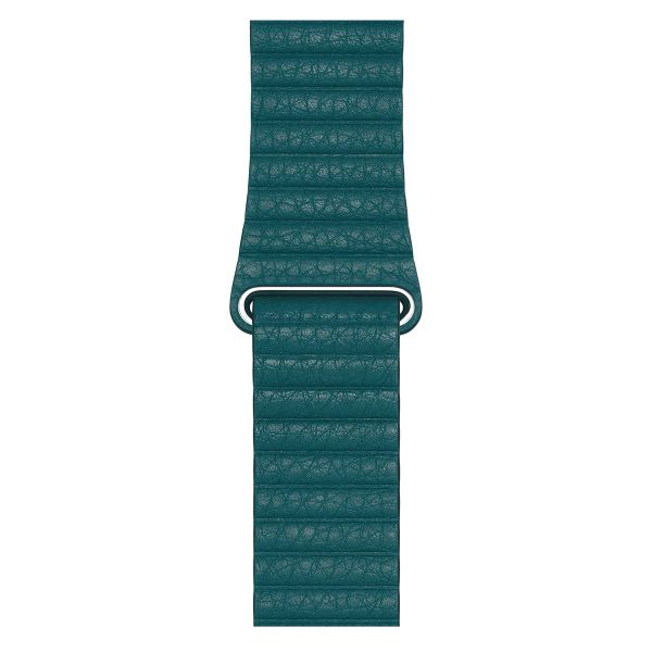 Apple Leather Loop M Apple Watch Series 1-9 / SE / Ultra (2) - 42/44/45/49 mm - Groen