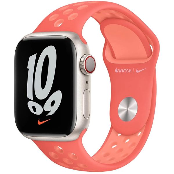 Apple Nike Sport Band Apple Watch Series 1-9 / SE - 38/40/41 mm / Series 10 - 42 mm - Ember / Crimson Bliss