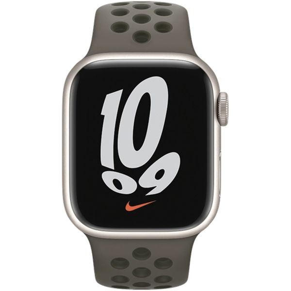 Apple Nike Sport Band Apple Watch Series 1-9 / SE - 38/40/41 mm / Series 10 - 42 mm - Olive Gray/Cargo Khaki