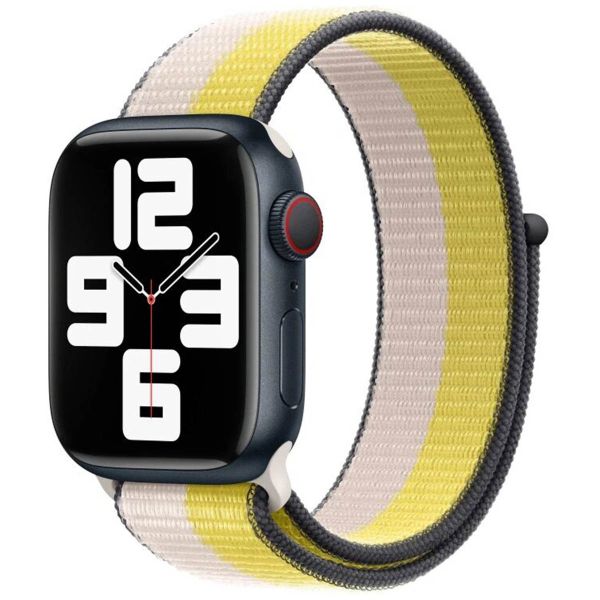 Apple Sport Loop Band Apple Watch Series 1-9 / SE - 38/40/41 mm / Series 10 - 42 mm - Oat Milk/Lemon Zest