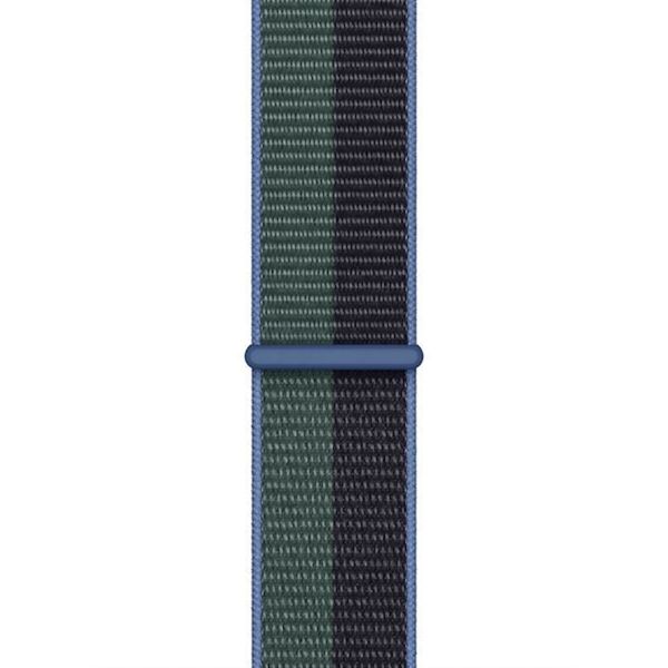 Apple Sport Loop Band Apple Watch Series 1-10 / SE / Ultra (2) - 42/44/45/46/49 mm - Midnight/Eucalyptus