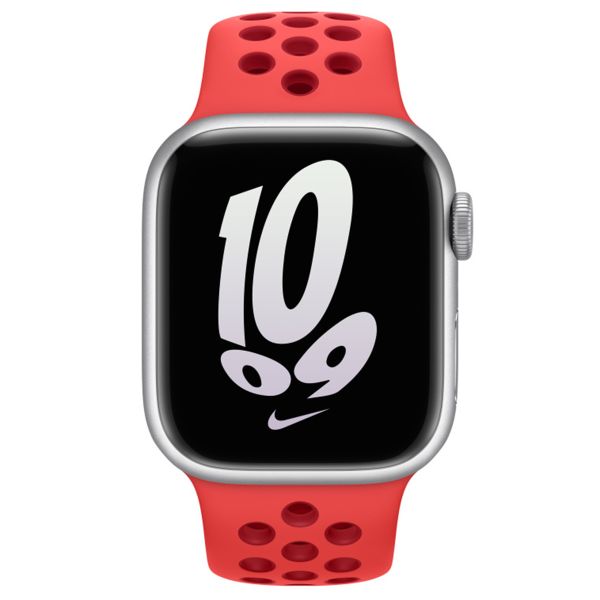 Apple Nike Sport Band Apple Watch Series 1-9 / SE - 38/40/41 mm / Series 10 - 42 mm - Bright Crimson / Gym Red