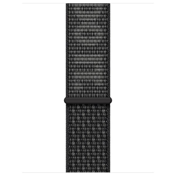 Apple Nike Sport Loop Band Apple Watch Series 1-9 / SE - 38/40/41 mm / Series 10 - 42 mm - Black / Summit White