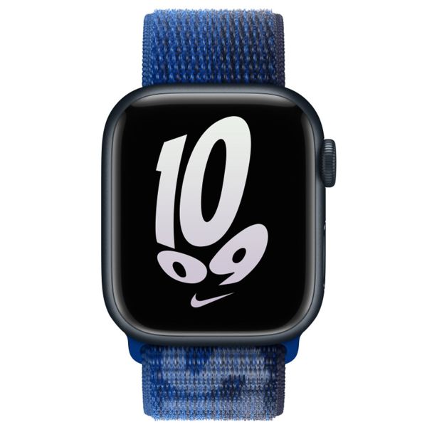 Apple Nike Sport Loop Band Apple Watch Series 1-9 / SE - 38/40/41 mm / Series 10 - 42 mm - Game Royal / Midnight Navy