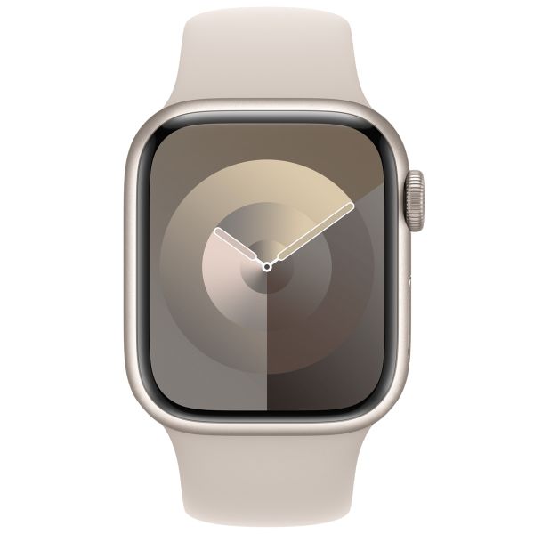 Apple Sport Band Apple Watch Series 1-9 / SE - 38/40/41 mm - Maat S/M - Starlight