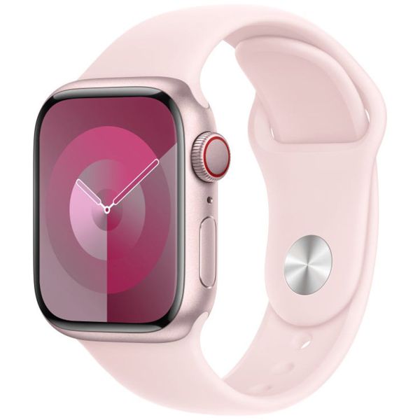 Apple Sport Band Apple Watch Series 1-9 / SE - 38/40/41 mm - Maat M/L - Light Pink