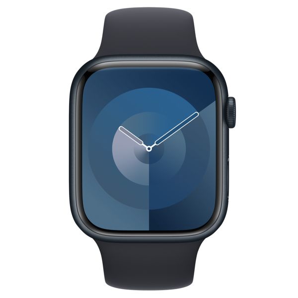 Apple Sport Band Apple Watch Series 1-9 / SE / Ultra (2) - 42/44/45/49 mm - Maat M/L - Midnight
