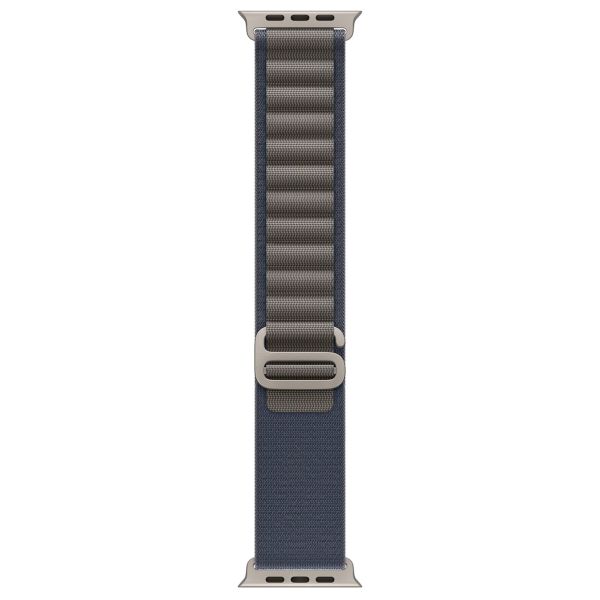 Apple Alpine Loop Band Apple Watch Series 1-9 / SE / Ultra (2) - 42/44/45/49 mm - Maat M - Blue