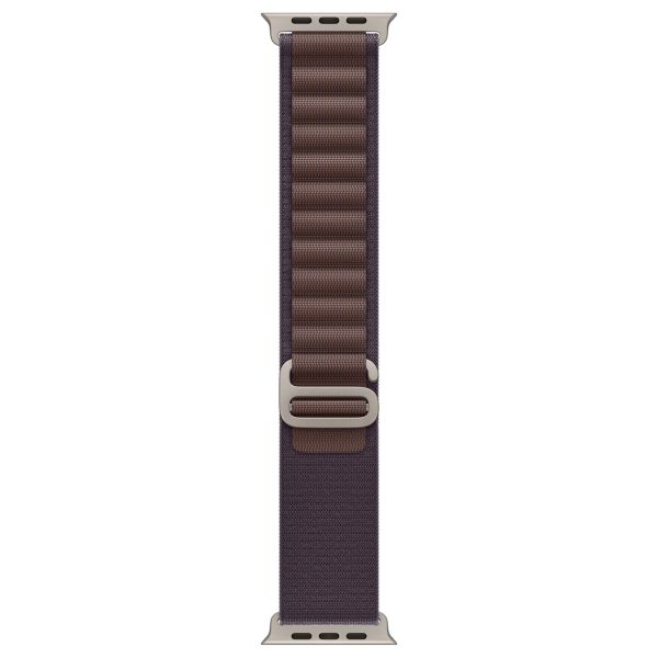 Apple Alpine Loop Band Apple Watch Series 1-9 / SE / Ultra (2) - 42/44/45/49 mm - Maat L - Indigo