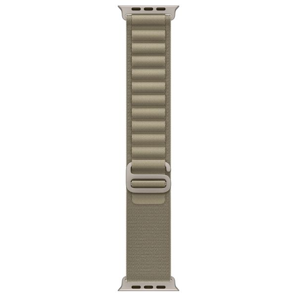 Apple Alpine Loop Band Apple Watch Series 1-9 / SE / Ultra (2) - 42/44/45/49 mm - Maat M - Olive