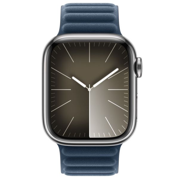 Apple Magnetic Link-bandje FineWoven Apple Watch Series 1-9 / SE - 38/40/41 mm - Maat M/L - Pacific Blue