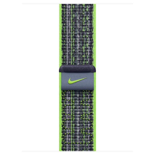 Apple Nike Sport Loop Band Apple Watch Series 1-9 / SE - 38/40/41 mm - Bright Green/Blue