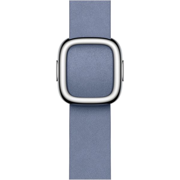 Apple Modern Buckle FineWoven Apple Watch Series 1-9 / SE - 38/40/41 mm / Series 10 - 42 mm - Maat S - Lavender Blue