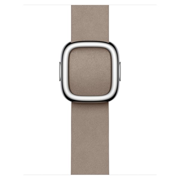 Apple Modern Buckle FineWoven Apple Watch Series 1-9 / SE - 38/40/41 mm - Maat L - Tan