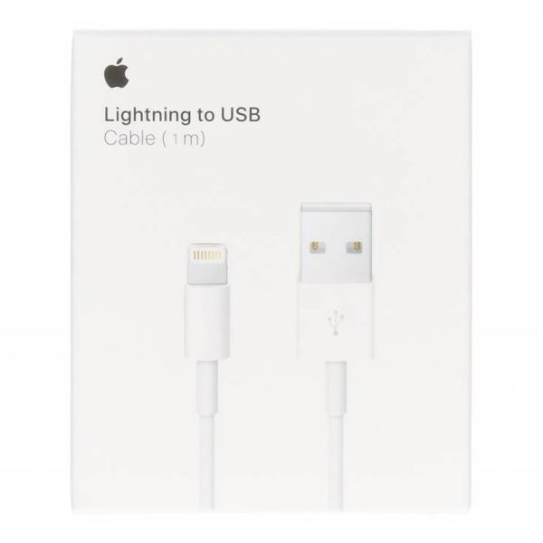 Apple Lightning naar USB-A kabel - 1 meter - Wit