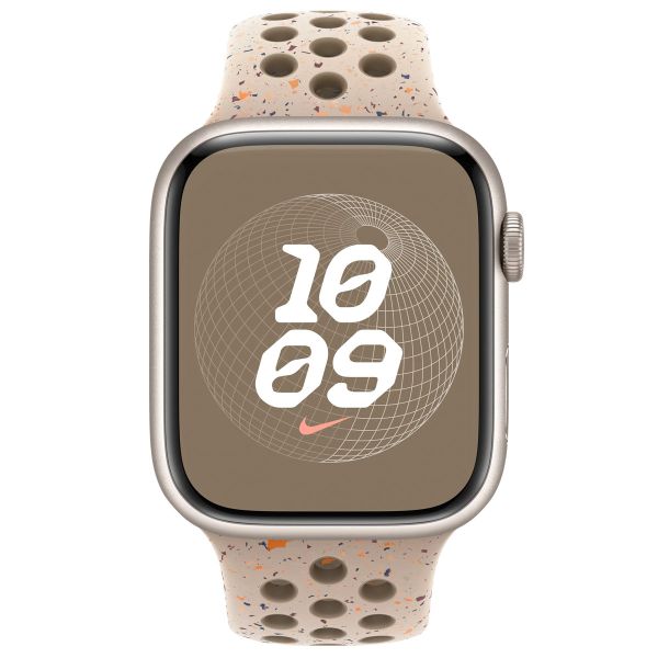 Apple Nike Sport Band Apple Watch Series 1-9 / SE / Ultra (2) - 42/44/45/49 mm - Maat S/M - Desert Stone