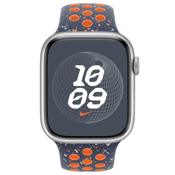 Apple Nike Sport Band Apple Watch Series 1-9 / SE / Ultra (2) - 42/44/45/49 mm - Maat M/L - Blue Flame