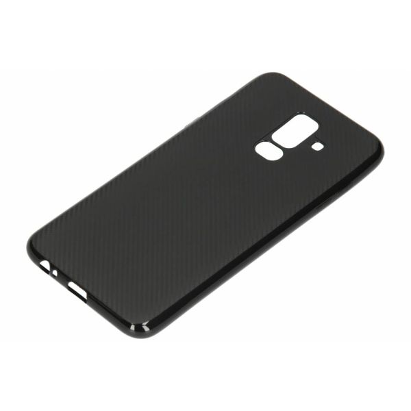 Carbon Softcase Backcover Samsung Galaxy A6 Plus (2018)