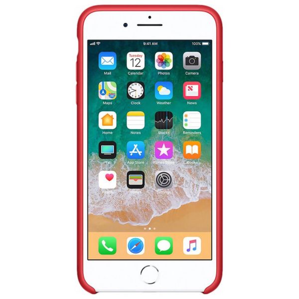 Apple Silicone Backcover iPhone 8 Plus / 7 Plus - Red