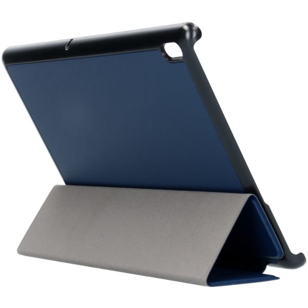 Stijlvolle Bookcase Lenovo Tab E10 - Donkerblauw