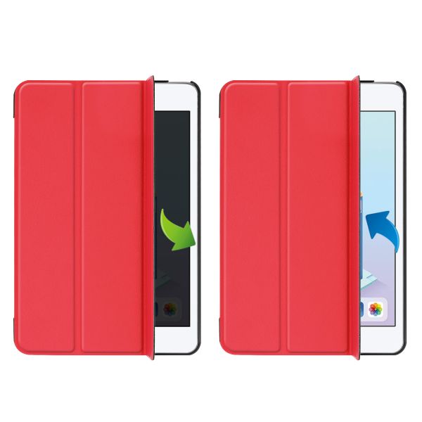 Stand Bookcase iPad Mini 5 (2019) / Mini 4 (2015) - Rood