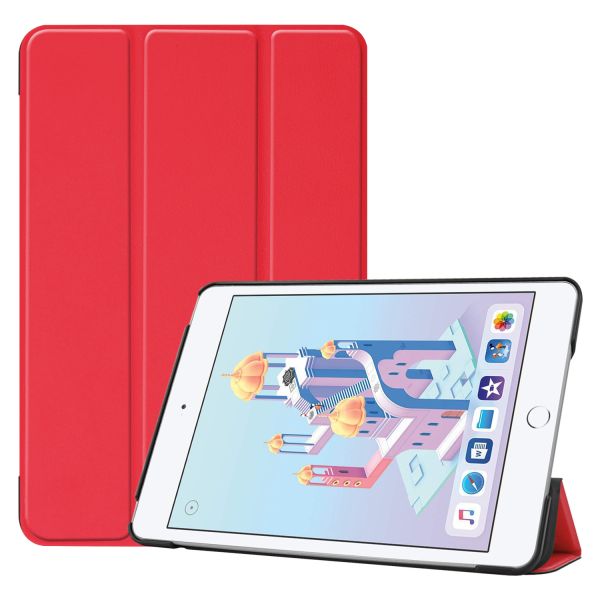 Stand Bookcase iPad Mini 5 (2019) / Mini 4 (2015) - Rood