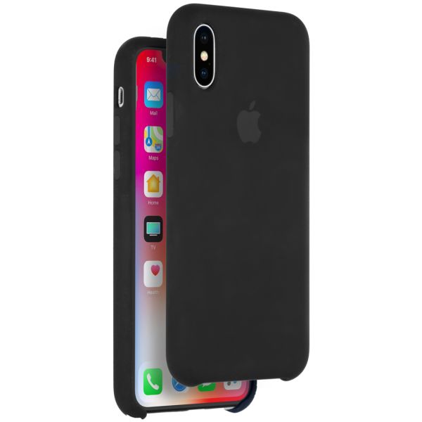 Apple Silicone Backcover iPhone X - Black