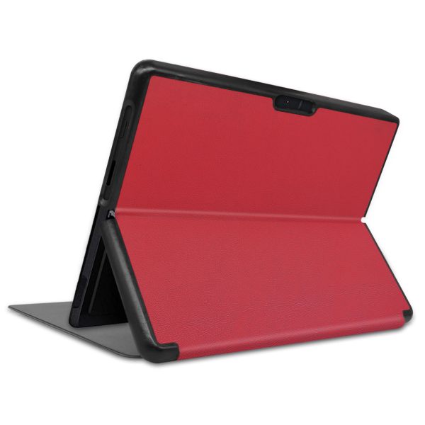 Stand Bookcase Microsoft Surface Pro X - Rood