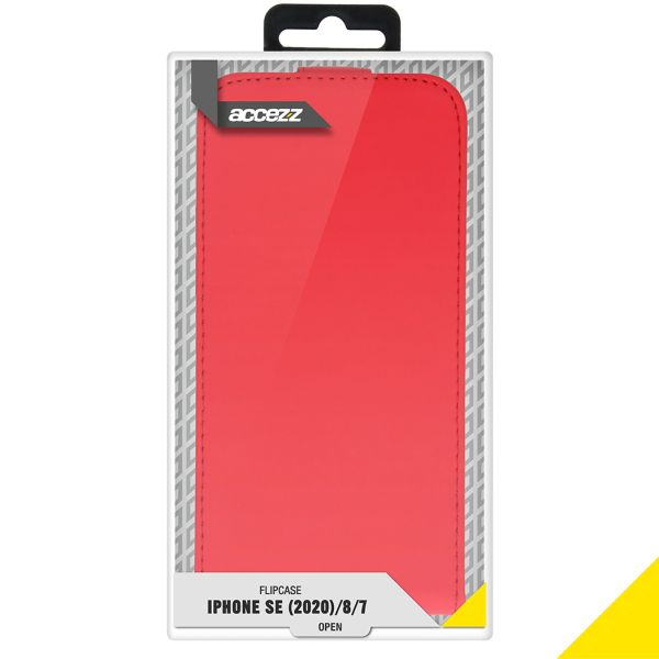 Accezz Flipcase iPhone SE (2022 / 2020) / 8 / 7 - Rood