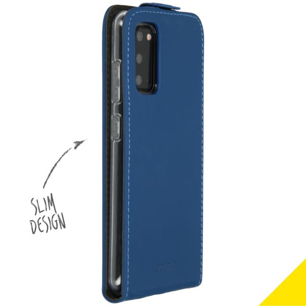 Accezz Flipcase Samsung Galaxy S20 - Blauw