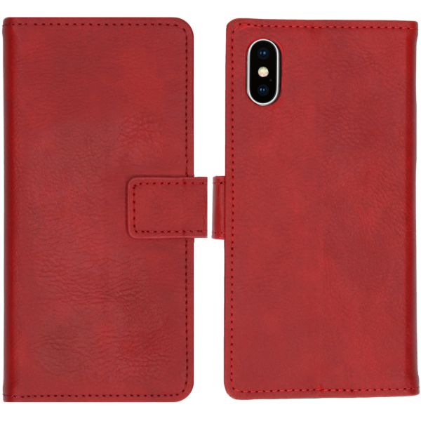 imoshion Luxe Bookcase iPhone Xs / X - Rood