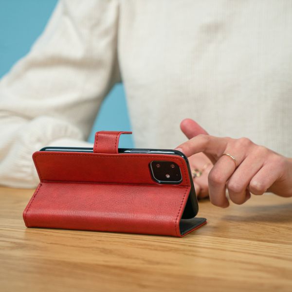 imoshion Luxe Bookcase iPhone Xs / X - Rood