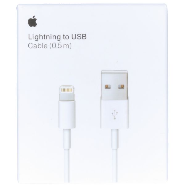 Apple Lightning naar USB-kabel - 0,5 meter
