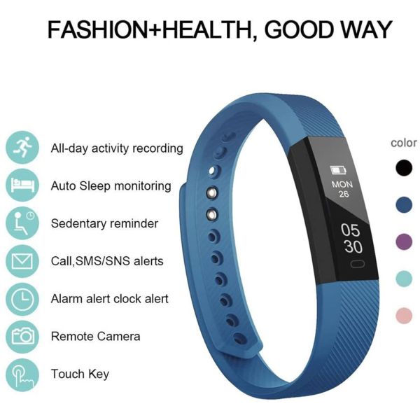 Lintelek Activity tracker - Blauw