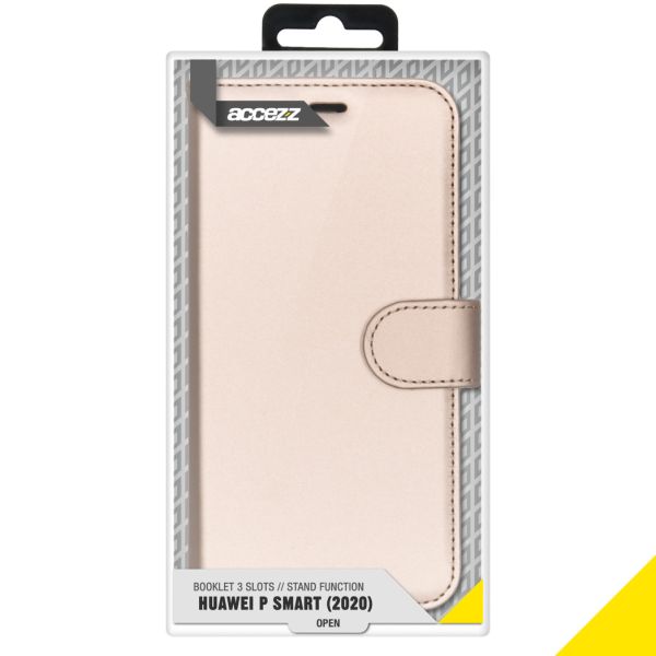 Accezz Wallet Softcase Bookcase Huawei P Smart (2020) - Goud