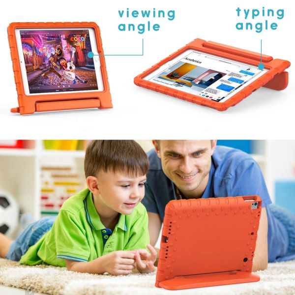 imoshion Kidsproof Backcover met handvat iPad 7 (2019) / iPad 8 (2020) / iPad 9 (2021) 10.2 inch - Oranje