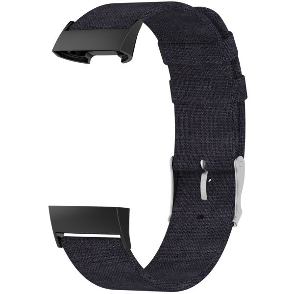 imoshion Nylon bandje Fitbit Charge 3/4 - Zwart