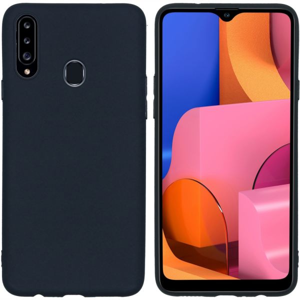 imoshion Color Backcover Samsung Galaxy A20s - Zwart