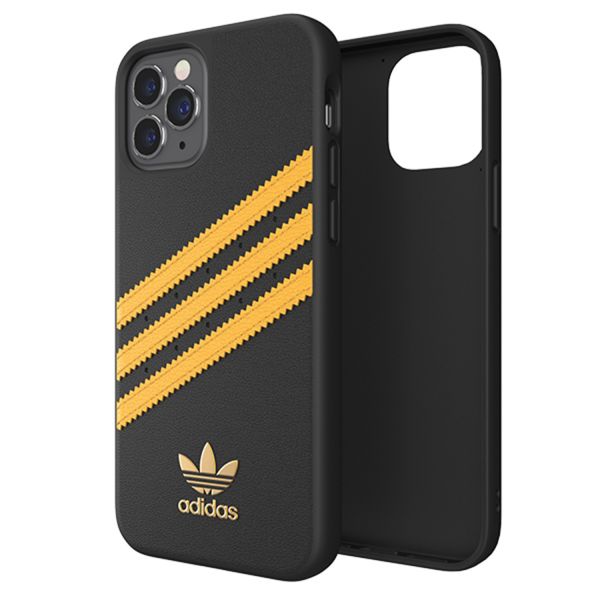 adidas Originals Samba Backcover iPhone 12 (Pro) - Zwart / Goud