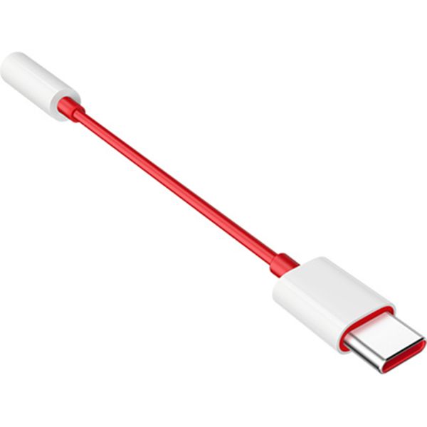 OnePlus USB-C naar 3,5 mm Jack audio aansluiting adapter - Rood