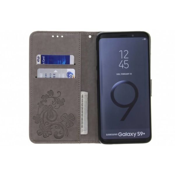 Klavertje Bloemen Bookcase Samsung Galaxy S9 Plus