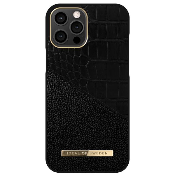 iDeal of Sweden Atelier Backcover iPhone 12 Pro Max - Nightfall Croco