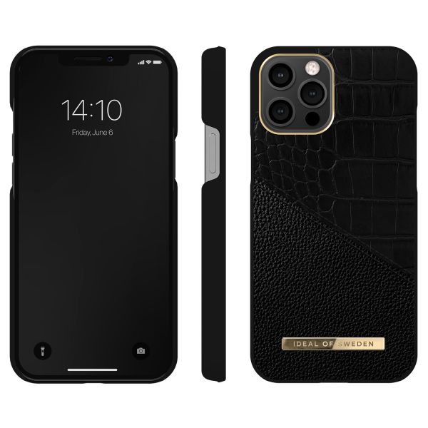 iDeal of Sweden Atelier Backcover iPhone 12 Pro Max - Nightfall Croco