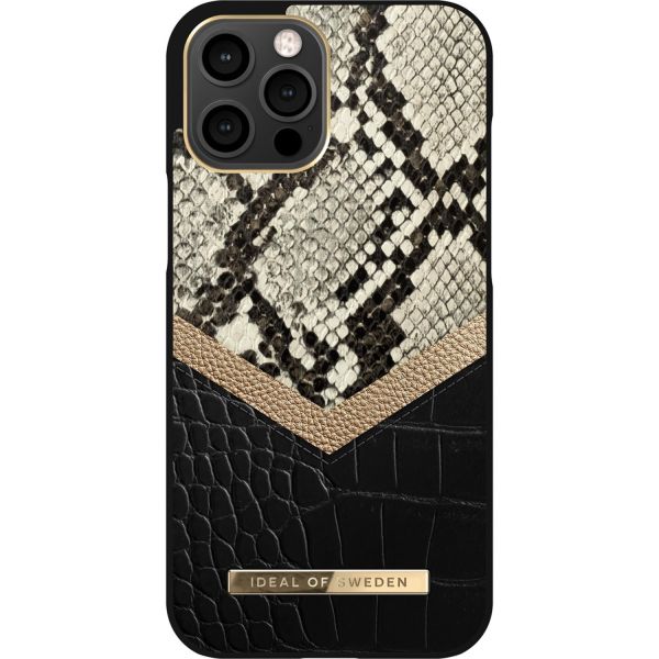 iDeal of Sweden Atelier Backcover iPhone 12 Pro Max - Midnight Python