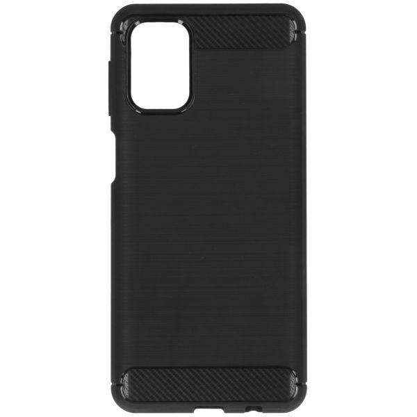 Brushed Backcover Samsung Galaxy M31s - Zwart